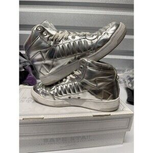 A Bathing Ape (BAPE) 88 SK8 Sta 'Silver' High Top Foil 191-063 9.5